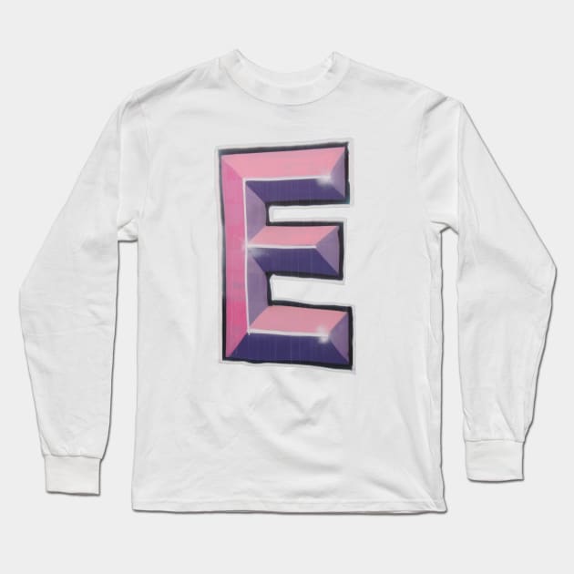 E Long Sleeve T-Shirt by FolkBloke